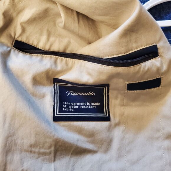 Faconnable Men's Bomber Jacket Size LT Navy - Picture 13 of 16